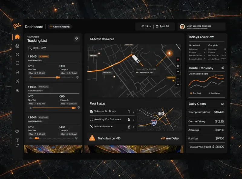 AI Route & Freight Optimization